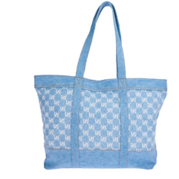 DG2 by Diane Gilman Handbags - DG2 by Diane Gilman 30th Anniversary Denim Tote Bag Market Travel